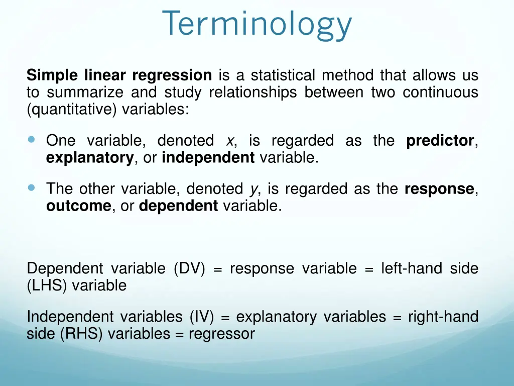 terminology