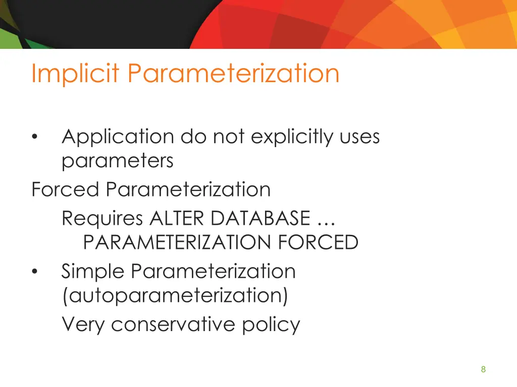 implicit parameterization