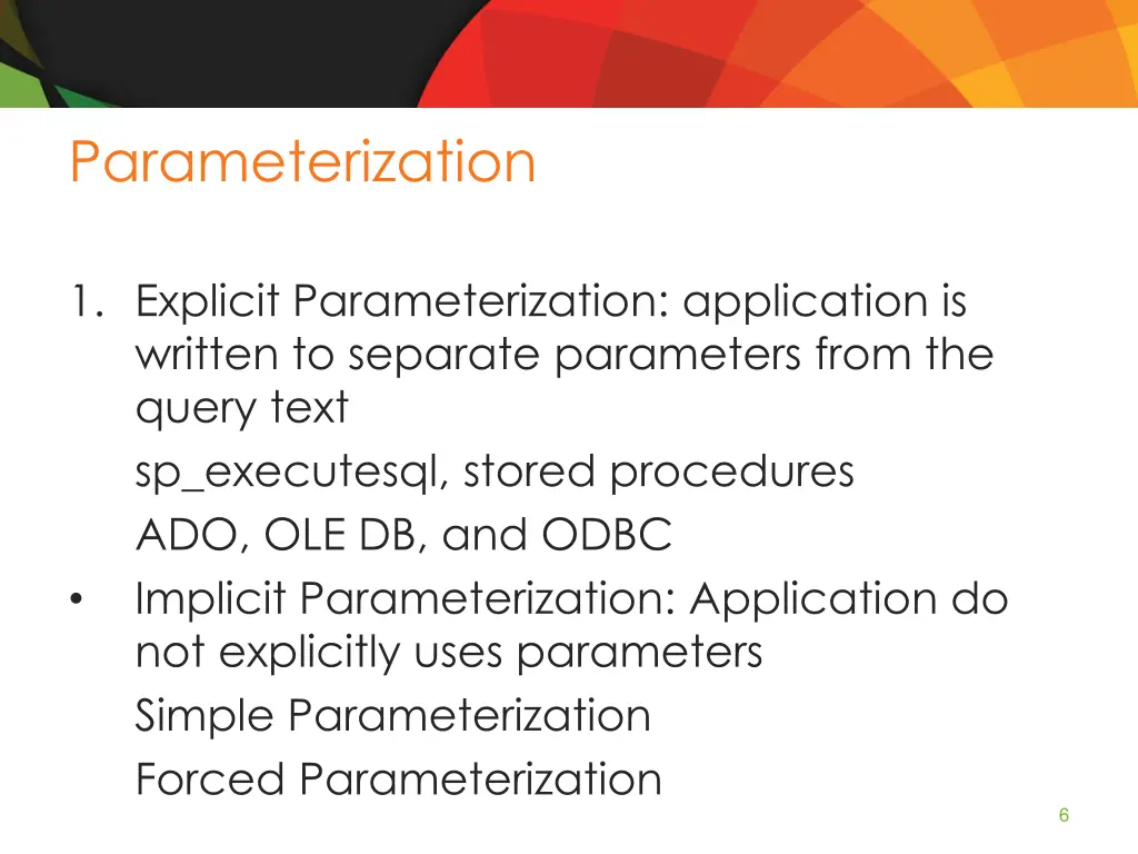 parameterization 1