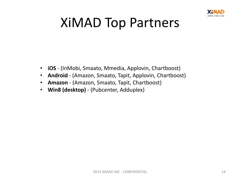 ximad top partners