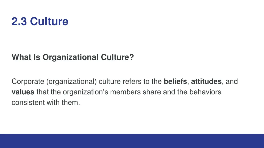 2 3 culture