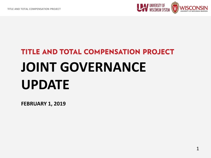 title and total compensation project