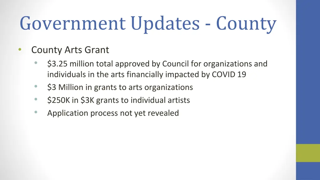 government updates county 4