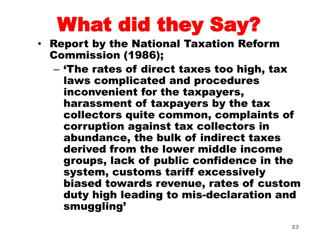 what did they say what did they say report