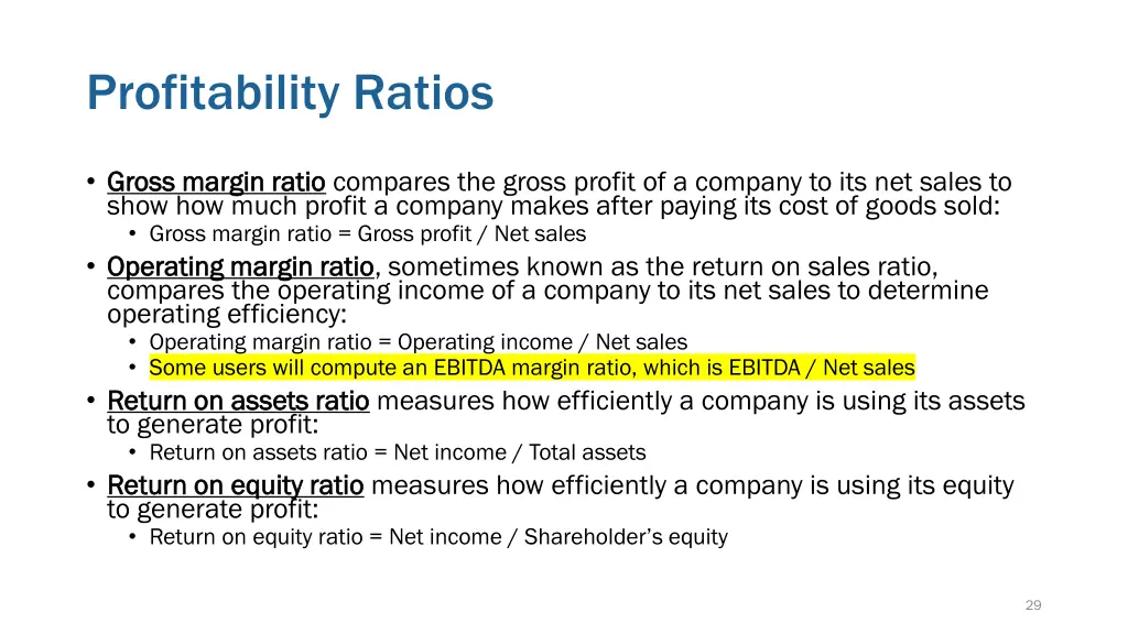profitability ratios 1