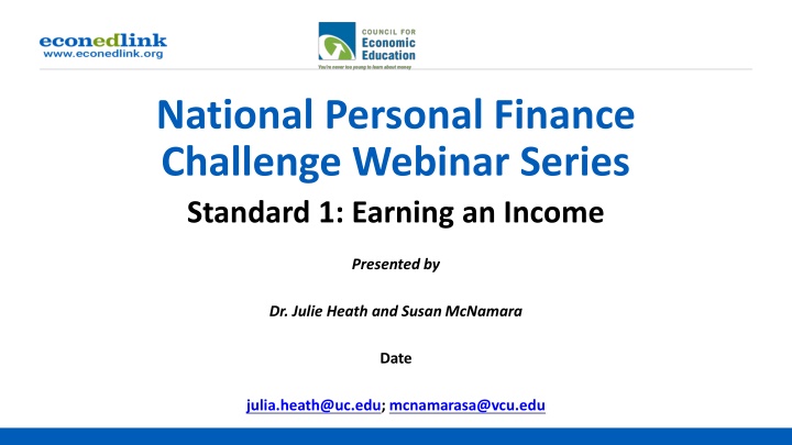 national personal finance challenge webinar