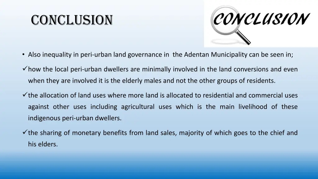 conclusion 1