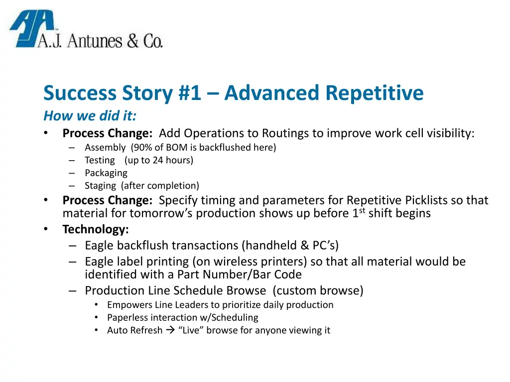 success story 1 advanced repetitive 1