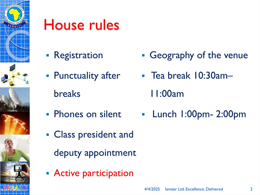 house rules