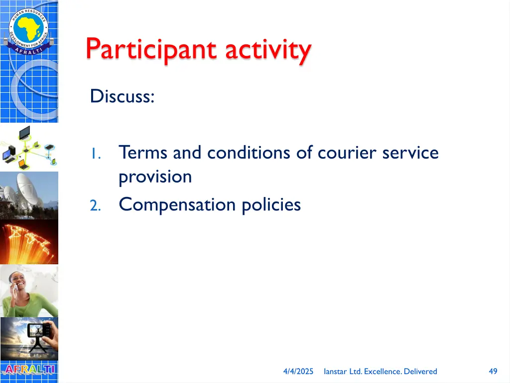 participant activity