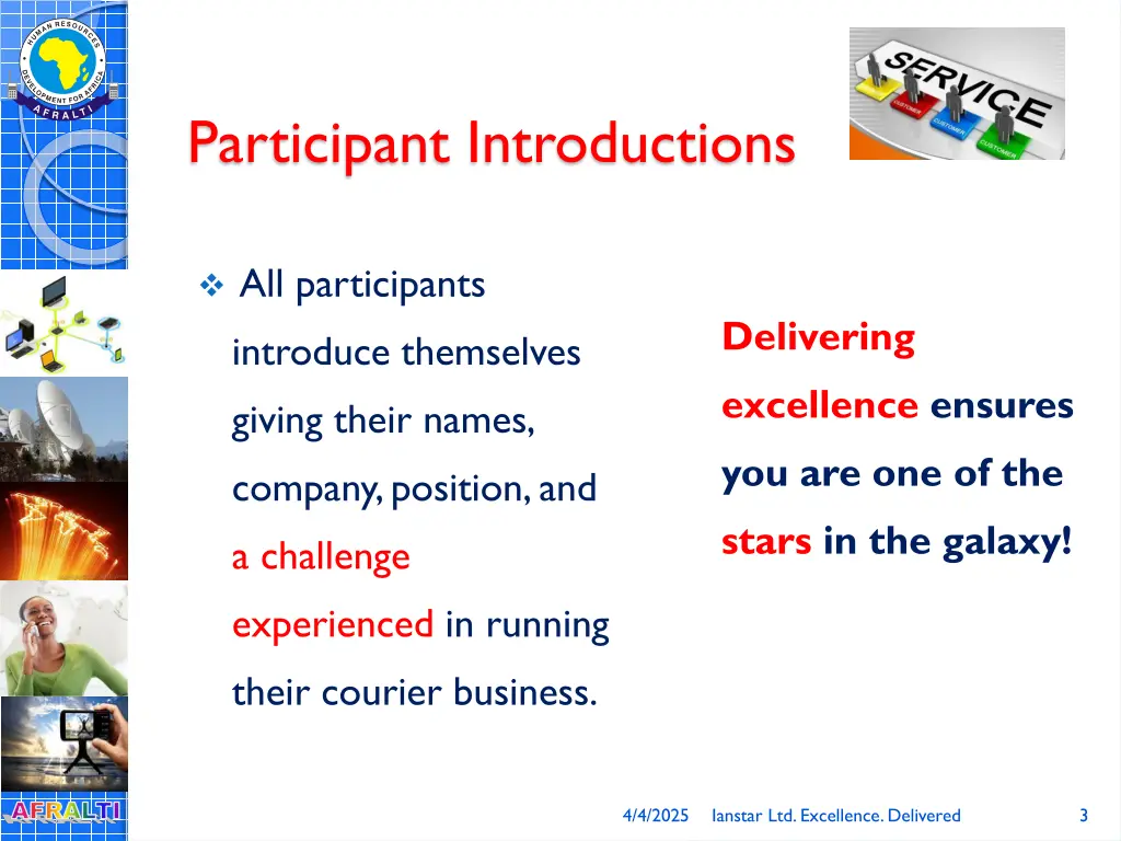 participant introductions