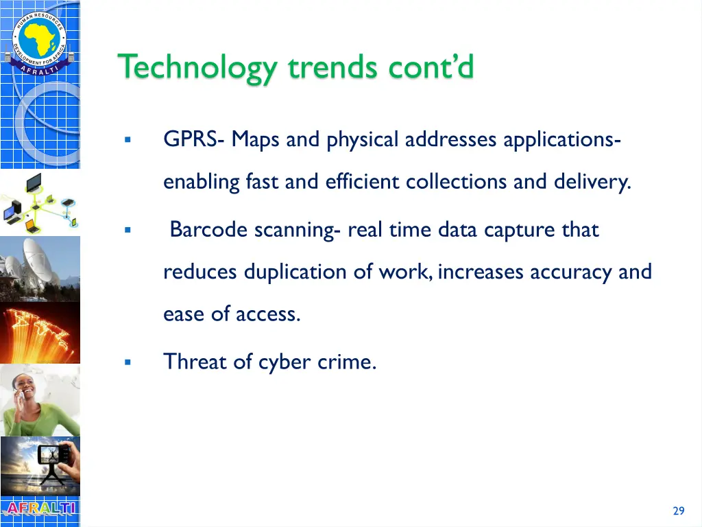 technology trends cont d