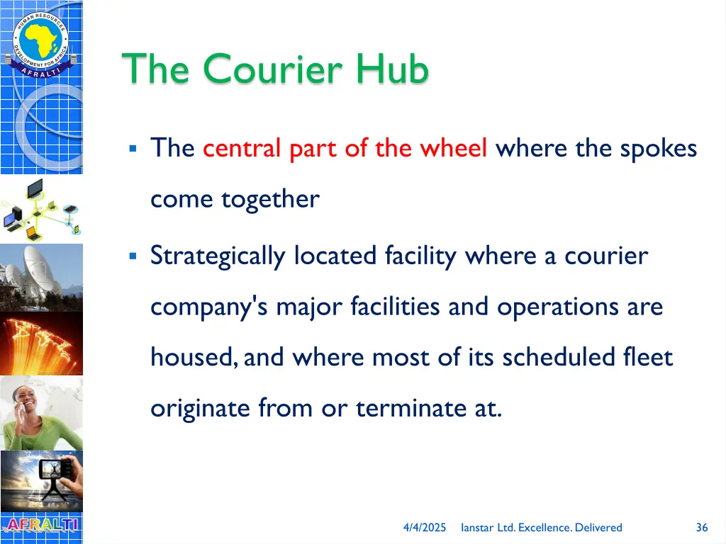 the courier hub