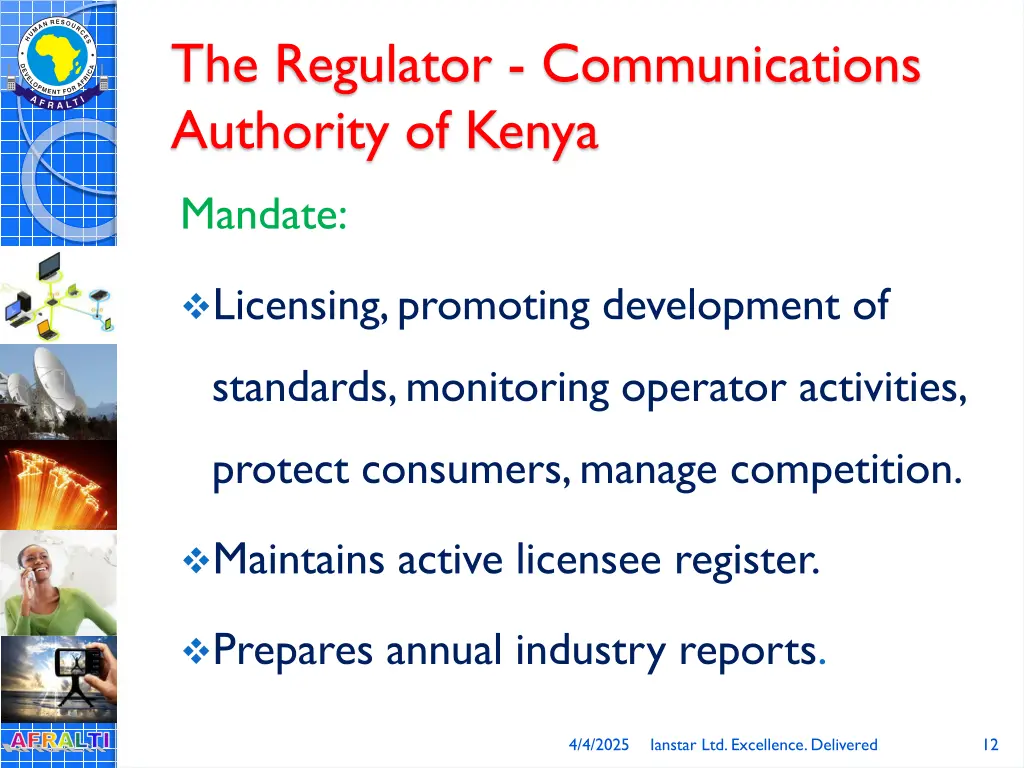 the regulator communications authority of kenya