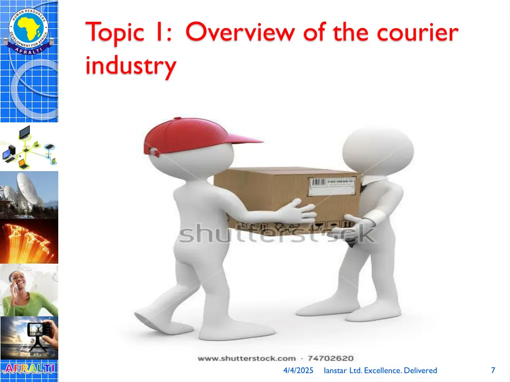 topic 1 overview of the courier industry