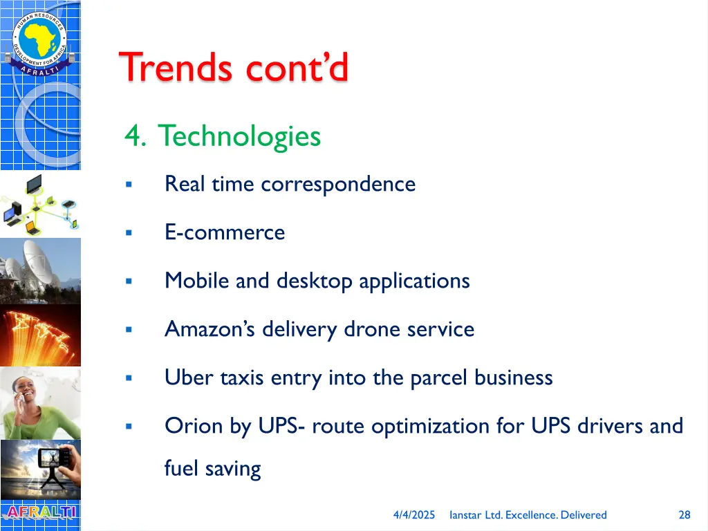 trends cont d
