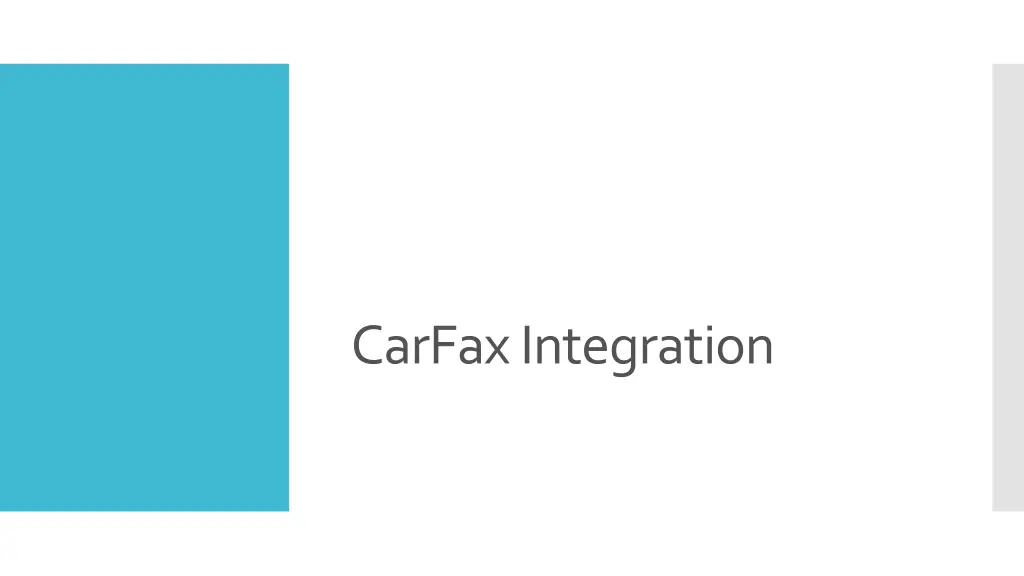 carfax integration 1