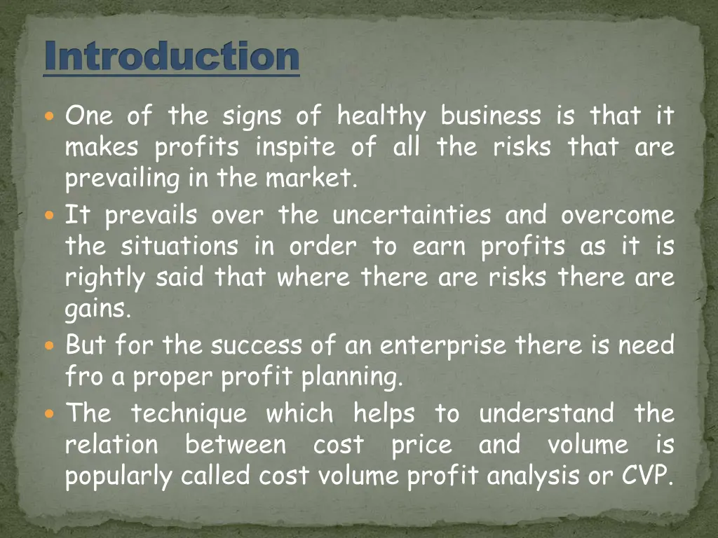 introduction