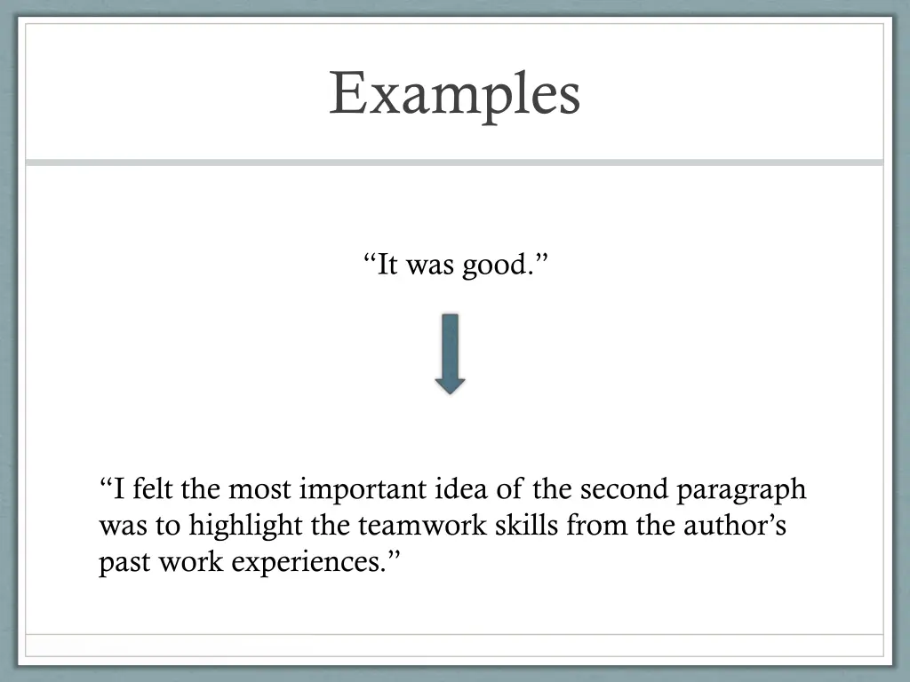 examples 1