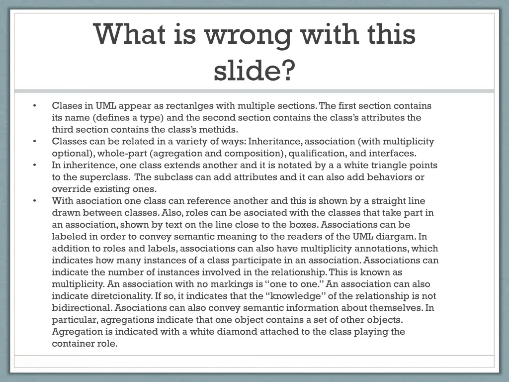 what is wrong with this slide