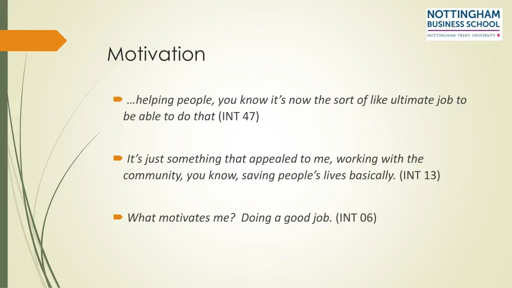 motivation