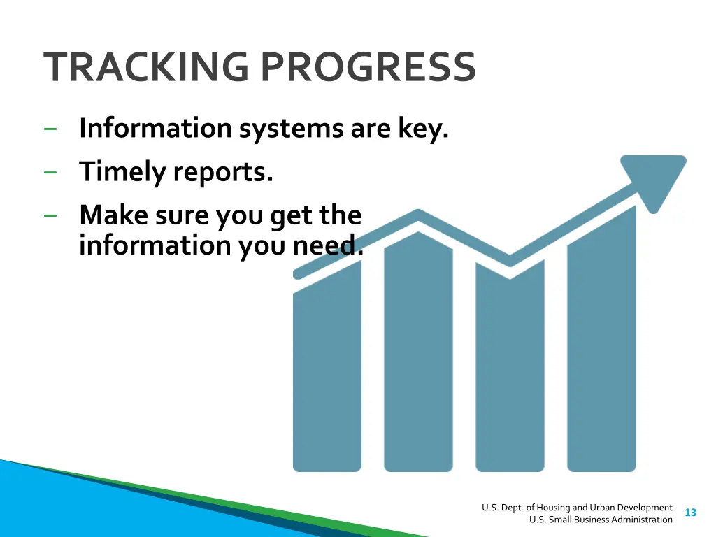 tracking progress
