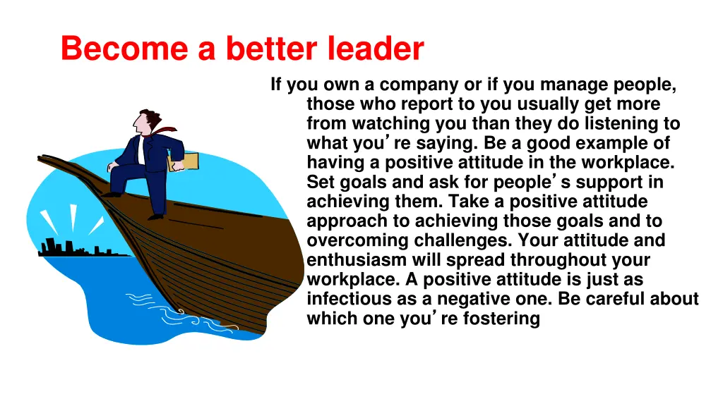 become a better leader