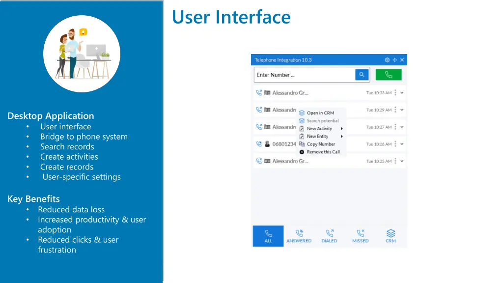 user interface