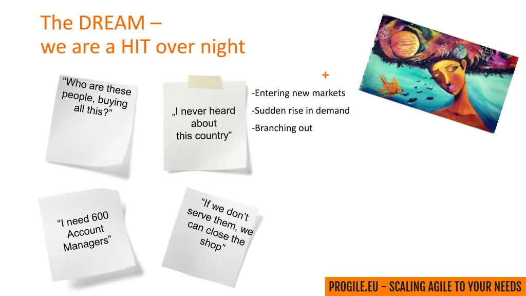 the dream we are a hit over night