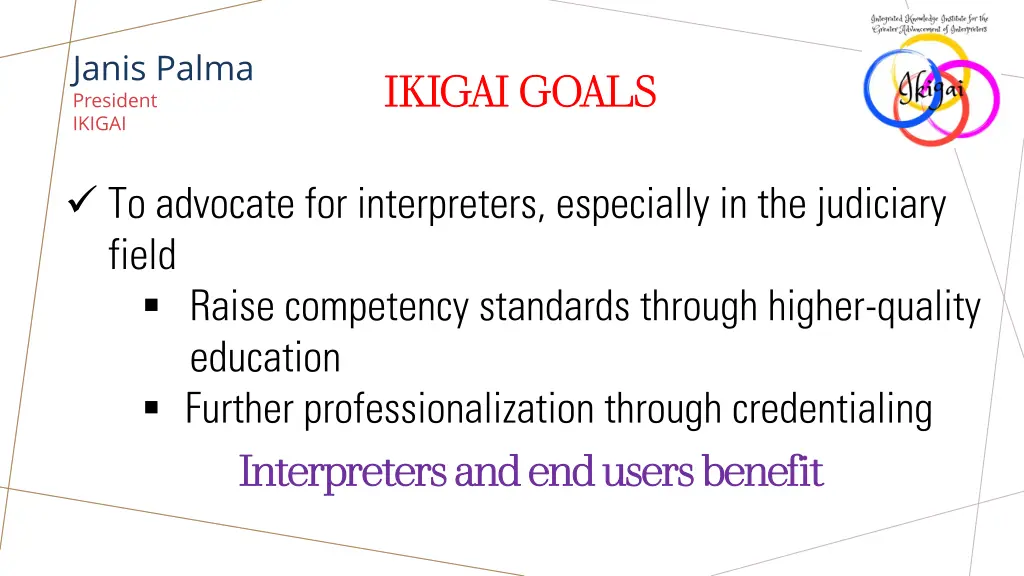 janis palma president ikigai 1