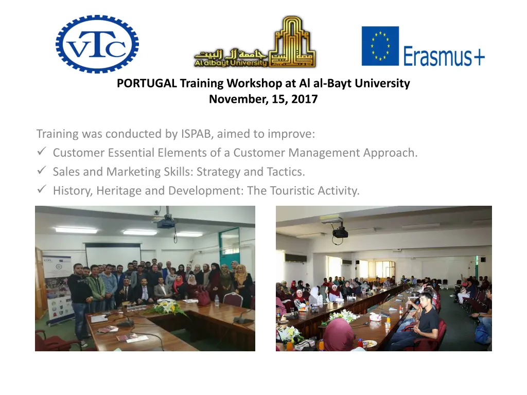 portugal training workshop at al al bayt