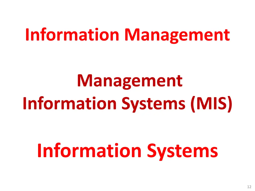 information management