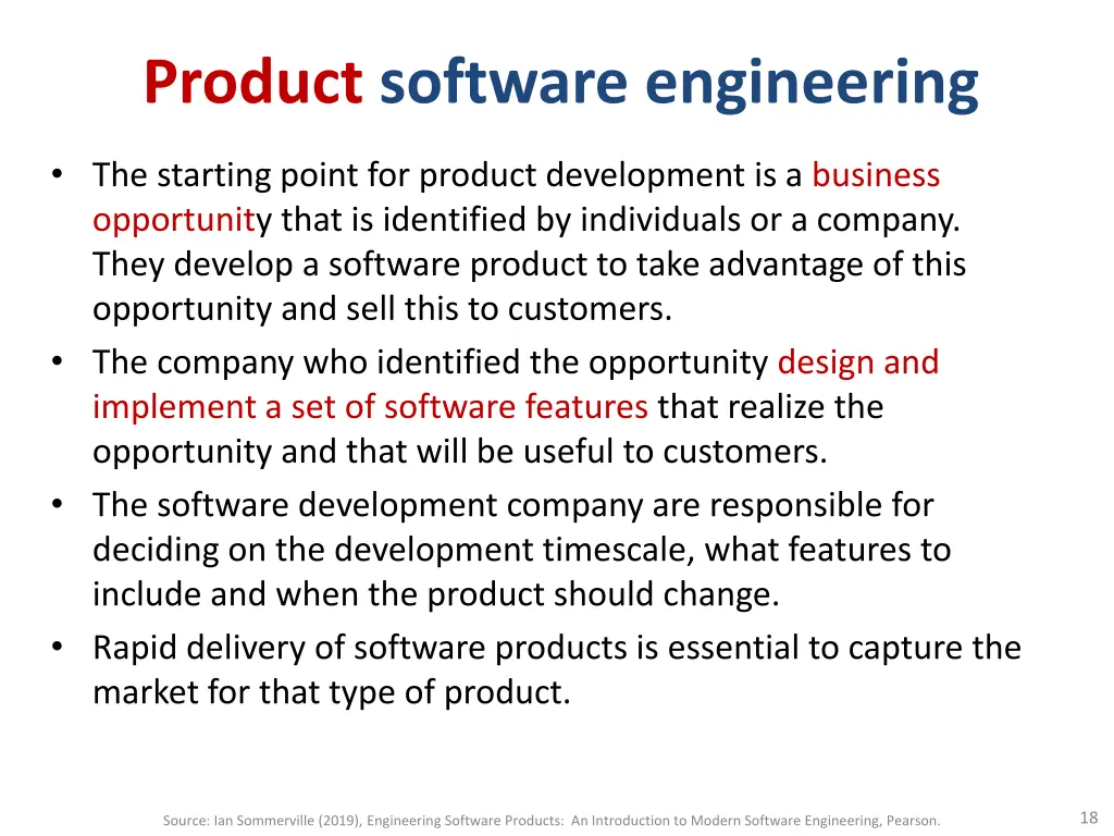 product software engineering 1