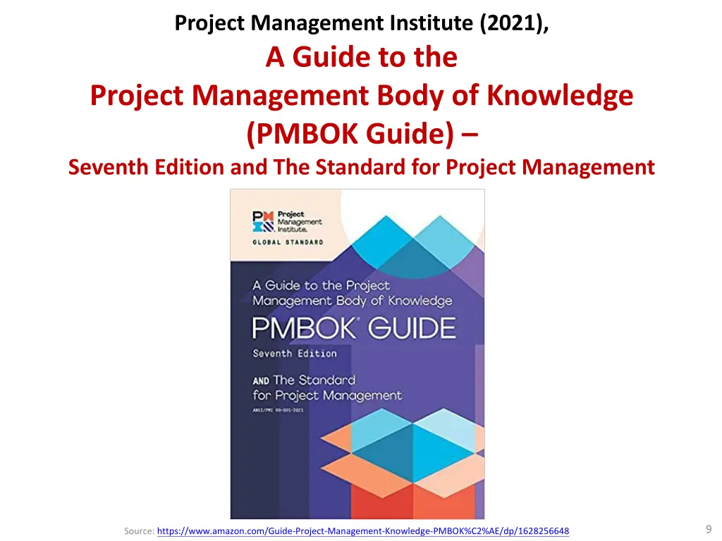 project management institute 2021 a guide
