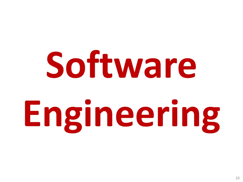 software engineering