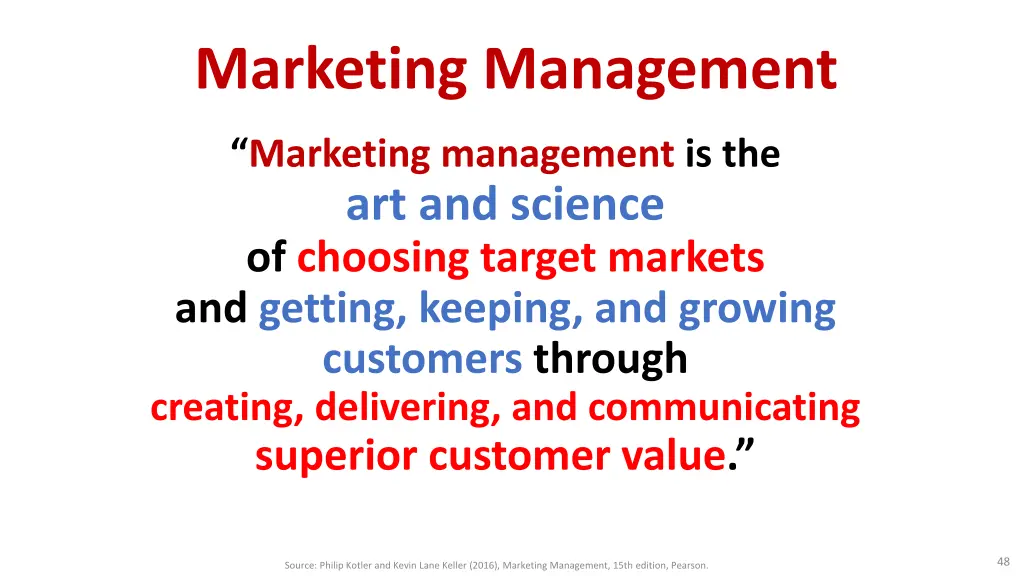 marketing management 1