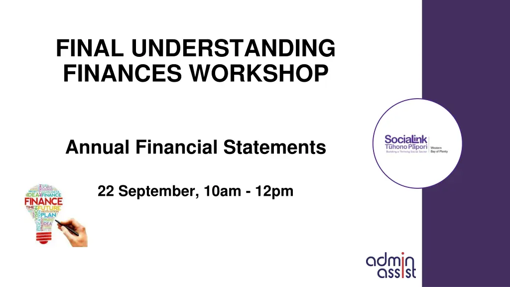 final understanding finances workshop