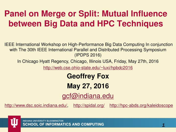 panel on merge or split mutual influence between