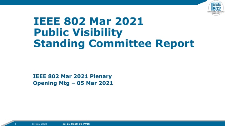 ieee 802 mar 2021 public visibility standing