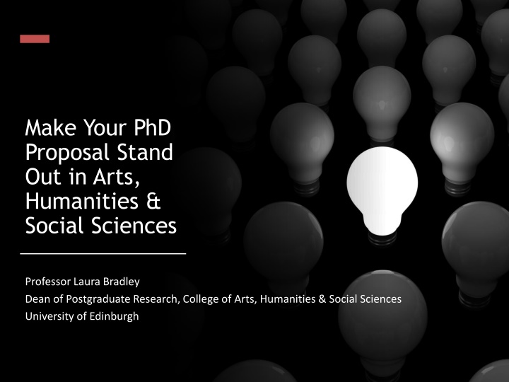make your phd proposal stand out in arts
