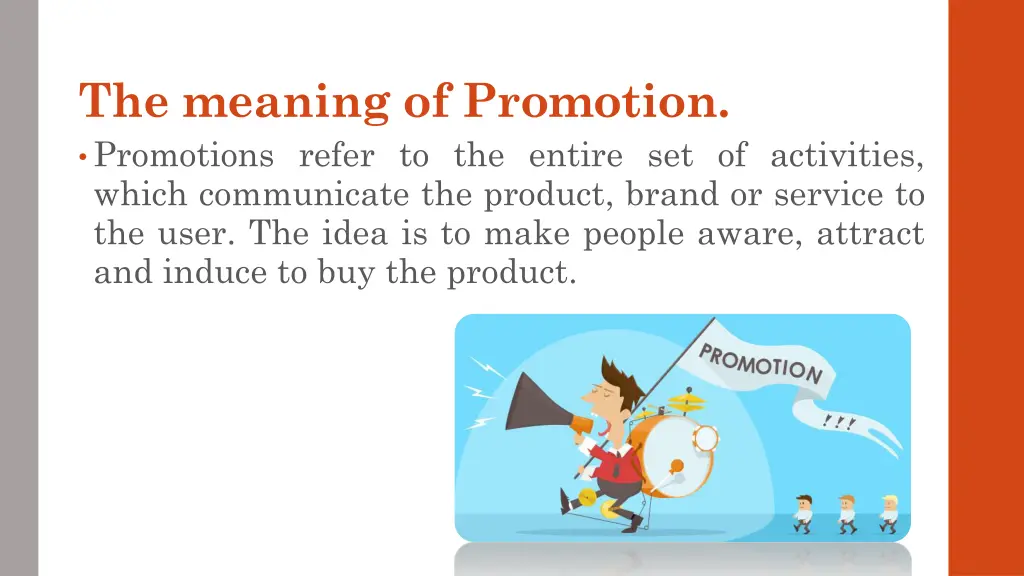 the meaning of promotion promotions refer