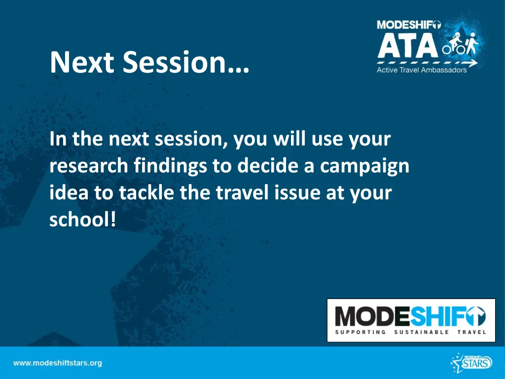 next session