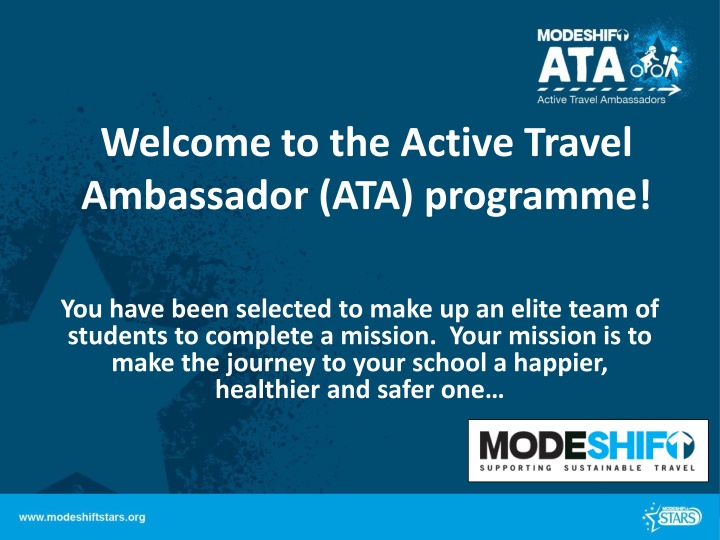 welcome to the active travel ambassador