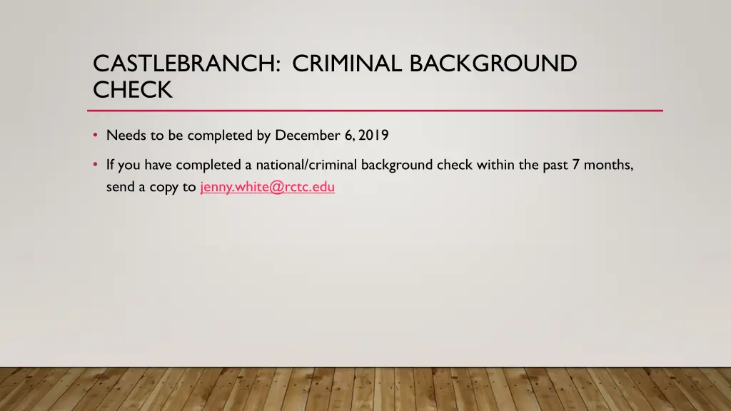 castlebranch criminal background check