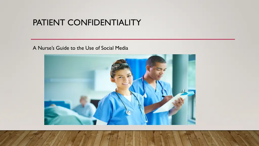 patient confidentiality
