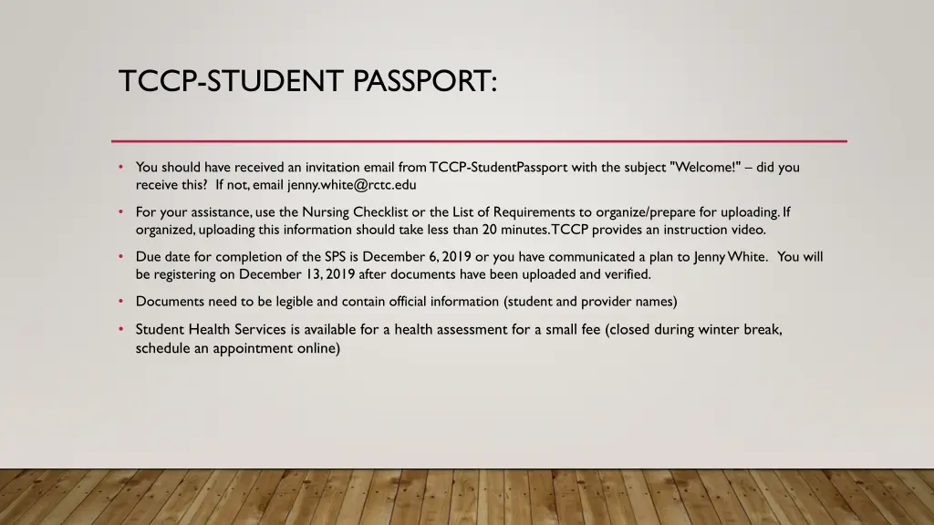 tccp student passport