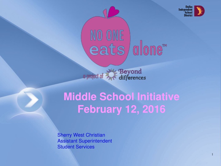 middle school initiative february 12 2016