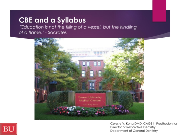 cbe and a syllabus education is not the filling