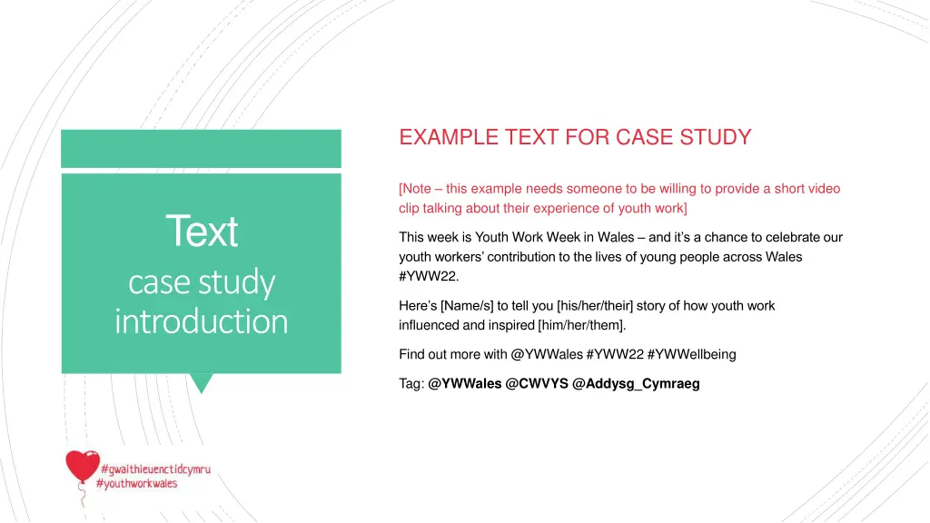 example text for case study