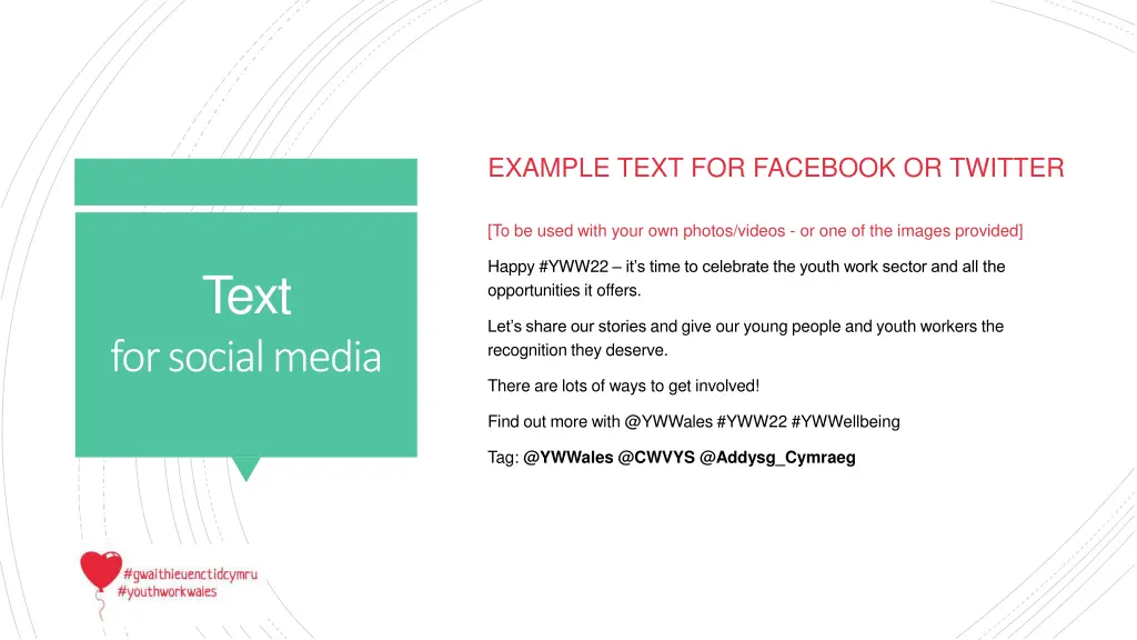 example text for facebook or twitter 1
